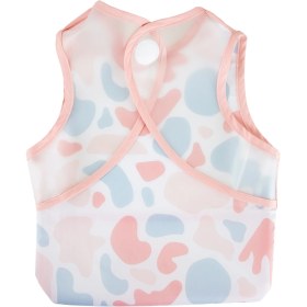 Resim Babyjem Leke Tutmaz Mama Önlüğü Pembe Puzzle Standart Beden %100 Polyester Dayanıklı 