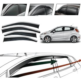 Resim OtoLine Ford Focus 3 2013 Kromlu Cam Rüzgarlığı 4 Lü 