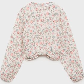 Resim MANGO Kids Çiçek Desenli Bluz 