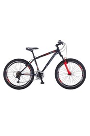 Resim Salcano Lion 26" Jant MD 21 Vites 15' Kadro Parlak Gri Kırmızı Siyah Dağ Bisikleti 