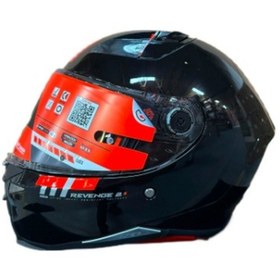 Resim Mt Revenge 2 S A11 Kask Parlak Siyah - Turuncu 