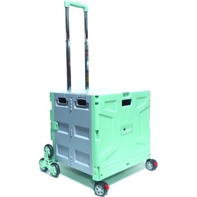Resim PremiumPort Katlanabilir Yükseklik Ayarlı Market ve Taşıma Arabası 