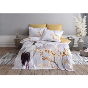 Resim Özel Üretim 3d Dijital Baskılı Çift Kişilik Pamuk Saten 200x220 Cm. Nevresim Takımı 6 Parça Felix 
