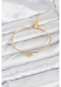 Resim Ceylan Adam Yıldız Model Gold Renk Kadın Bileklik Çok Renkli 