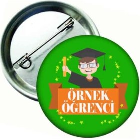 Resim Hediye Panayırı Örnek Öğrenci Rozeti - 20 Adet 