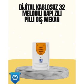 Resim MiraLive Kablosuz Kapı Zili Düzenli ve Konforlu Yaşam Alanları Için 