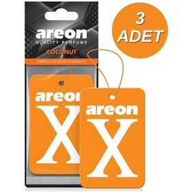 Resim Areon X Coconut 3'lü Oto Araç Kokusu 