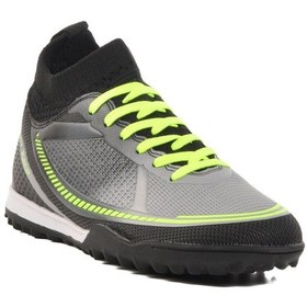 Resim Siyah Çoraplı Unisex Halı Saha Ayakkabısı Gh-251-141 G Siyah 