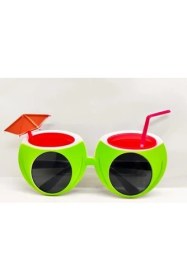 Resim Karpuz Şekilli Tropikal Hawaii Gözlüğü 