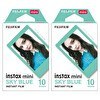 Resim Fujifilm Instax Mini Sky Blue Edition 10x2 Film Seti 