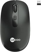 Resim Lecoo WS205 2.4 GHz Kablosuz Sağ ve Sol Elle Kullanıma Uygun 10 m Kullanım Mesafesi Yüksek Hızlı Kaydırma 1600DPI 4 Tuşlu Optik Mouse Siyah 