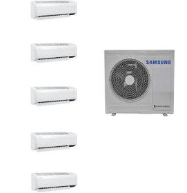 Resim Samsung Wind Free Multi 1+5 Sistem (AJ100TXJ5KH/EA) 7+7+7+7+7 Btu 10 Kw Dış Ünite 