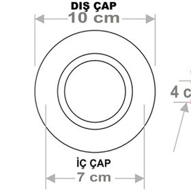 Resim 7w 3 Renkli Beyaz,gün Işığı,ikisi Bir Arada Beyaz Gold Led Spot Lamba - 8 Adettir Diğer 