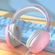 Resim Jingyi Aula S505 Kablolu Müzik Oyun Kulaklığı Rgb Kafa Bandı Şeffaf Kulaklık 360 Stereo Gürültü Önleyici Kulaklıklar Pc Dizüstü Bilgisayarlar Için (Yurt Dışından) 