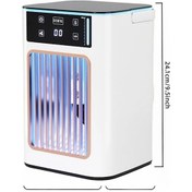 Resim Honeybeeshop Usb Sprey Fanli Mini Tasinabilir Hava Sogutucu Fan Beyaz 