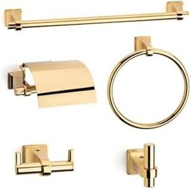 Resim System Steplıne Duvara Monte Diş Fırçalığı Gold Renk 128X103X131 Mm 