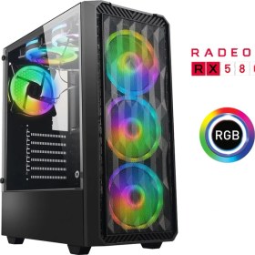 Resim Xaser XSR791 I7 4790 16GB Ram 512GB M.2 Nvme SSD 8gb RX580 Ekran Kartı Masaüstü Oyun Bilgisayarı 