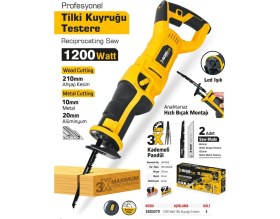 Resim Sgs Plus SGS5270 -1200 W Elektrikli Tilki Kuyruğu Testere Makinesi 