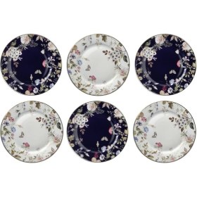 Resim Lucky Art Fleurısse Bone 20CM 6lı Tabak Seti 