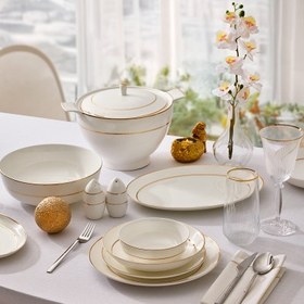 Resim Aryıldız Glamour 60 Parça 12 Kişilik Yemek Takımı 