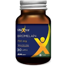 Resim Lifeextra Bromelain 750 mg 30 Kapsül 