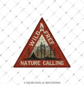 Resim Bay Etiket Hbg75 Doga Cagiriyor Yazili Etiket 