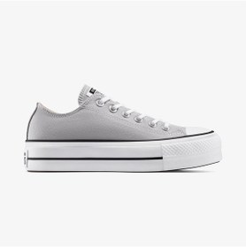 Resim Converse Chuck Taylor All Star Platform Canvas Kadın Gri Sneaker A12958c Gri 