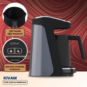 Resim Goldmaster GM-8380 Kıvam Plastik Cezveli Türk Kahve Makinesi 