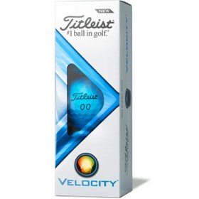 Resim titleist Velocity Mavi Golf Topu 3'lü Paket 