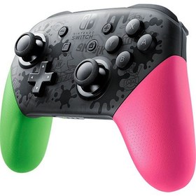 Resim Nintendo Switch Splatoon 2 Pro Controller Kablosuz Oyun Kolu 