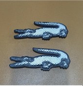 Resim Timsah Şekilli Beyaz Renk Reflektör Yapışkanlı 2 Adet Plastik 