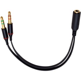 Resim Powermaster Kulaklık Mikrofon Çevirici Ayırıcı Kablo 