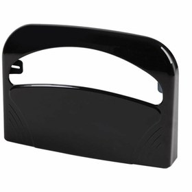Resim Prestij Plastik Klozet Kapağı Örtü Dispenseri Siyah 