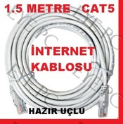Resim 1 5 Mt Internet Kablosu Cat 5E Kablo 1 5 Metre 