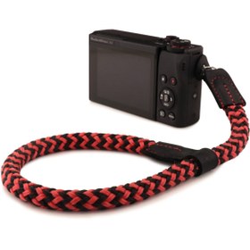 Resim MegaGear Slr, Dslr Pamuklu Kamera Bilek Kayışı - Siyah/kırmızı 