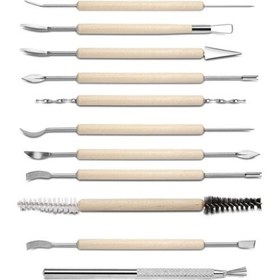 Resim Kil -polimer Kil -seramik Kil Şekillendirme Seti 21 Alet 11 Parca 