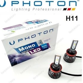 Resim Fardoktoru H11 Led Xenon Oto Ampulü Photon Mono 2Plus 