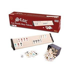 Resim Star Oyun Plastik Okey Takımı Koyu Bej - 1010983 