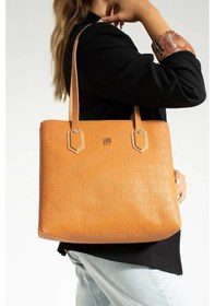 Resim Just Polo Kadın Büyük Boy 4 Bölmeli Günlük Kullanıma Uygun Tote Bag El Çantası 234028mh Taba Yeni 