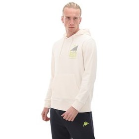 Resim Kappa Authentıc Spacetıme Hoodıe Erkek Sweatshirt Krem 