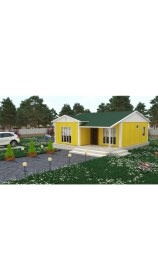 Resim Sismik Prefabrik 68 M2 Prefabrik Ev 
