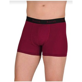 Resim Berrak 4476 Erkek Modal Likralı Boxer 12 Adet Bordo 