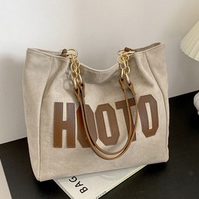 Resim Yeni Büyük Kapasiteli Kadın Çantası Moda Kadife El Çantası Günlük Alışveriş Kullanımı Koltuk Altı Çanta Büyük Boy Seçenekli 