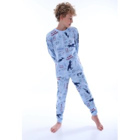 Resim Zuzunga Süper Kahraman Örümcek Adam Desenli %100 Pamuk Erkek Çocuk Pijama Takımı 
