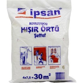 Resim 30-M2 = 4x7.5mt Hışır Şeffaf Koruyucu Örtü (4989) 