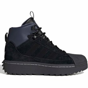 Resim adidas SUPERSTAR WINTER TREK J Çocuk Siyah Bot JQ0346 