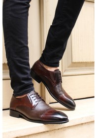 Resim Fast Step Hakiki Deri Kösele Erkek Klasik Ayakkabı 237ma574 001 