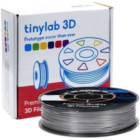 Resim Tinylab 3D 1.75 Mm Gümüş Abs Filament 