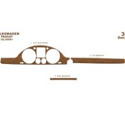 Resim Marscockpitdesign Volkswagen Passat Gösterge Paneli 2005-2010 3 Parça Konsol-Torpido Kaplama 