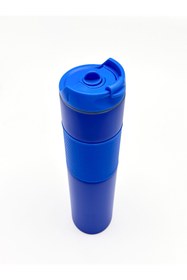 Resim FLYON Yüksek Kaliteli Sıcak ve Soğuk French Press Çelik Termos Kupa Bardak Mug 500 ML Kahve ve Bitki Çayı 